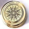 Antiqued Brass Robert Frost Poem Compass with Wooden Box, Inspirational Gifts for Woman, Aniversity Gifts for Men,Engraved,Wedding for Boys, Pocket Compass for Hiking Survival view 4