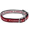 Alabama Crimson Tide Reversible NCAA Dog Collar, Large. Premium Home & Away Two-Sided Pet Collar Adjustable with Metal Buckle. Your Favorite College Sports Team with a Unique Design on Each Side! view 2