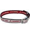 Alabama Crimson Tide Reversible NCAA Dog Collar, Medium. Premium Home & Away Two-Sided Pet Collar Adjustable with Metal Buckle. Your Favorite College Sports Team with a Unique Design on Each Side! view 2