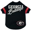 Pets First NCAA Georgia Bulldogs T-Shirt for Dogs & Cats, Medium. Football/Basketball Dog Shirt for College NCAA Team Fans. Stripe Design, Durable & Cute Sports PET TEE Shirt Outfit (GA-4146-MD) view 1