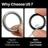 9KM DWLIFE Fishing Rod Repair Ceramic Guide Ring 150pcs Replacement Kit 14 Sizes 0.13in to 1.86in view 3