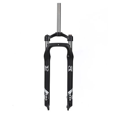 Jejy 26inch Mountain Bike Fork Aluminum Alloy,Mechanical Front Fork 26"X 4.0"Fat Tire Snow Beach XC Spacing Hub 135mm (Color : Black, Size : 26)