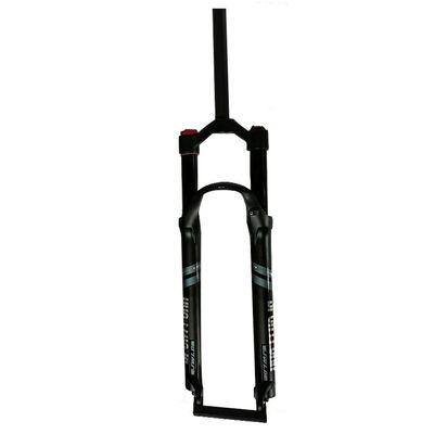Jejy 26" Mountain Bike Front Fork,Manual Lockout Disc Brake MTB Suspension Forks Bicycle Magnesium Alloy 26/27.5/29 Inch Black (Color : Black, Size : 26)