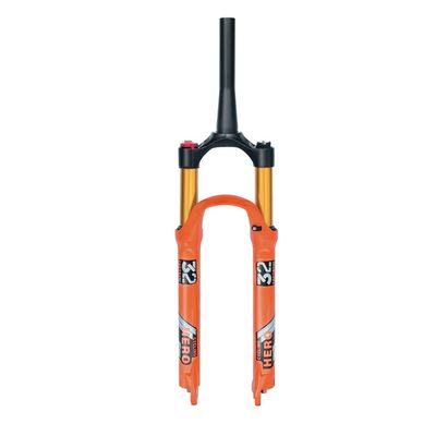 Jejy MTB Pressure 26/27.5/29 Front Forks Disk Brakes,Magnesium Alloy Suspension Bicycle Air Fork Mountain Bike Threadless Steerer (Color : Tapered Manual Lockout, Size : 26)