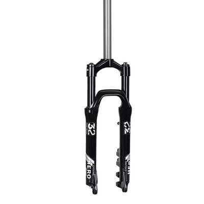 Jejy Mechanical Bicycle Spring Front Fork 20 Inch Bike QR 9mm Quick Release Aluminum Alloy Fork Suspension Outdoor (Color : Black, Size : 20)