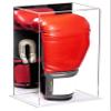 Better Display Cases Acrylic Vertical Boxing Glove Display Case with Mirror Case and White Base - 8" x 6" x 14" (A092/V18) view 1