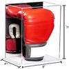 Better Display Cases Acrylic Vertical Boxing Glove Display Case with Mirror Case and White Base - 8" x 6" x 14" (A092/V18) view 2