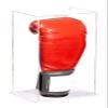 Better Display Cases Acrylic Vertical Boxing Glove Display Case with Clear Case and White Base - 8" x 6" x 14" (A092/V18) view 1