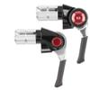 microSHIFT | Bar End Shifter Set | 10-Speed Road | Double/Triple | Shimano Compatible | Silver view 1