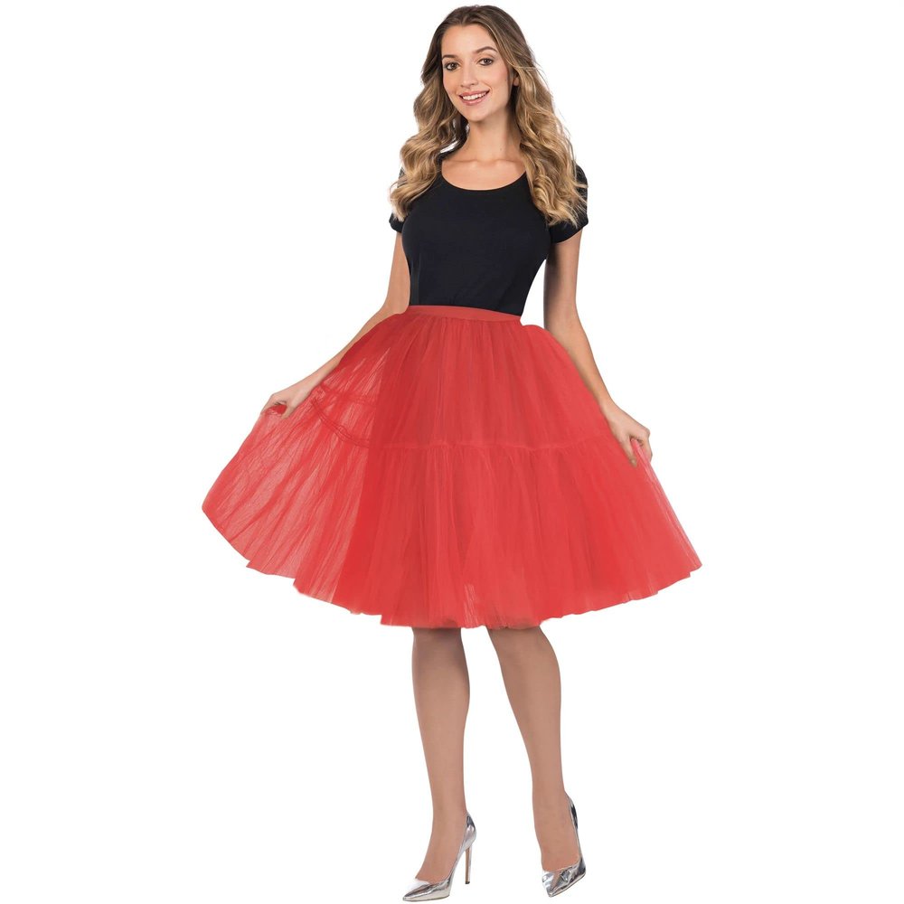 Adult Long Tutu Red