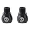 Amagogo Bike Pedal Extension for 9/16 inch Crank - Boost Your Cycling Experience, Black