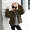 Moonker Girls Coat 0-7 Years Old,Toddler Girls Kids Autumn Winter Warm Clothes Faux Fur Leopard Thick Jacket Outwear view 4