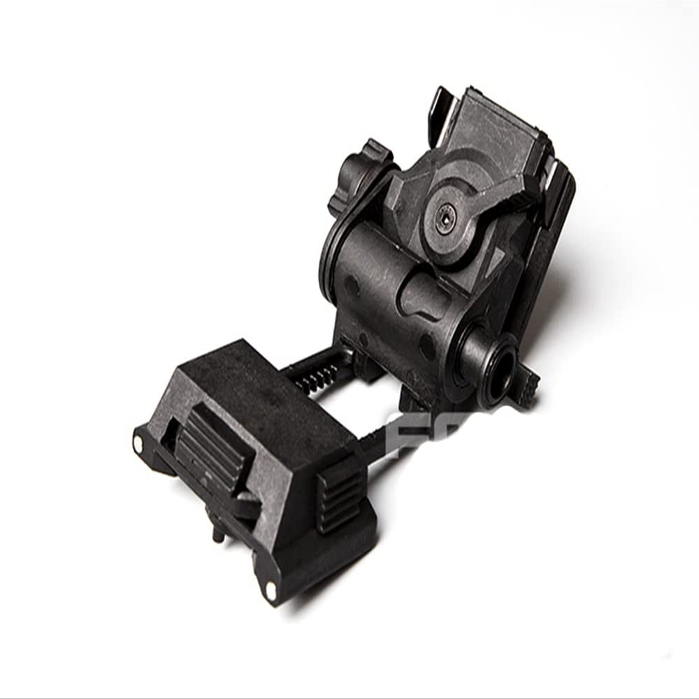 Bisu FMA Airsoft Paintball L4G24 Black Plastic Helmet NVG Mount for PVS15 PVS18 GPNVG18 Night Vision Goggles