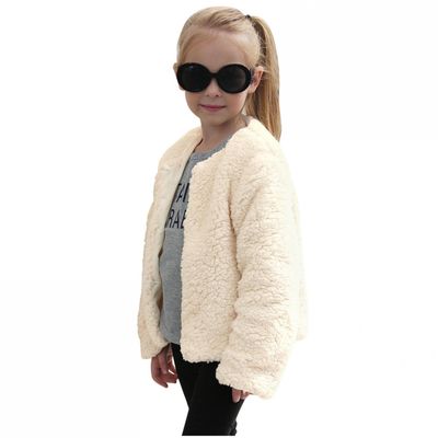 Moonker Girls Coat 0-7 Years Old,Toddler Girls Kids Autumn Winter Warm Clothes Faux Fur Leopard Thick Jacket Outwear