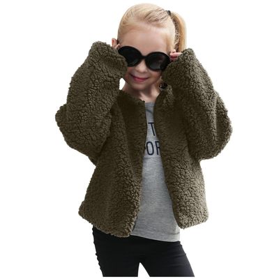 Moonker Girls Coat 0-7 Years Old,Toddler Girls Kids Autumn Winter Warm Clothes Faux Fur Leopard Thick Jacket Outwear
