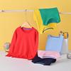 Toddler Boy's Girl's Pullover Sweatshirt,Casual Cotton Crewneck Sweatshirts Long Sleeve Solid Top Shirt Fall Outfit (Navy,8-9T,8 Years,9 Years) view 3