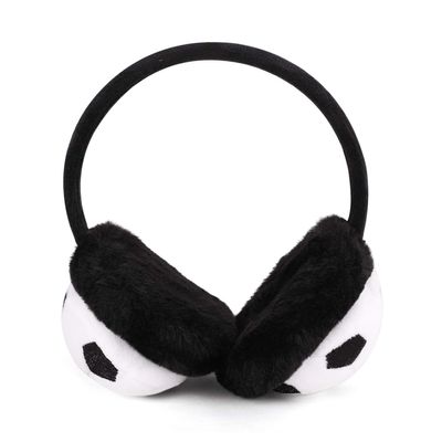 Beisto Children's Earmuffs Warm Winter Outdoor Earmuffs Sequin Cat Ears Plush Covers Headband Fur Ear Warmer for Baby Boy Girl (Black#1),One Size
