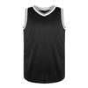Blank Basketball Jersey Men's Mesh Athletic Sports Shirts Black Yellow White S-3XL (Black, X-Large) view 2