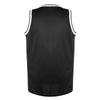 Blank Basketball Jersey Men's Mesh Athletic Sports Shirts Black Yellow White S-3XL (Black, Small) view 3