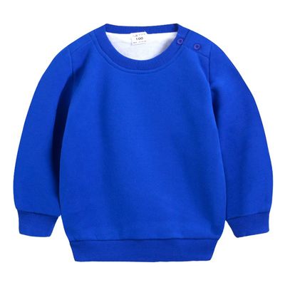 Kids Fashion Sweatshirts,Toddler Winter Soft Thicken Fleece Crewneck Sweatshirt Warm Long Sleeve Pullover Tops Coat (Color Blue,3-4T,3 Years,4 Years)