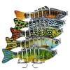 Fishing Lures Multi Jointed Fish Fishing Kits with Storage Box, Slow Sinking Lifelike Swimbaits, Hard Baits Crankbaits Fishing Gear for Freshwater and Saltwater Bass Trout Pike Lures view 1
