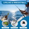 Fishing Lures Multi Jointed Fish Fishing Kits with Storage Box, Slow Sinking Lifelike Swimbaits, Hard Baits Crankbaits Fishing Gear for Freshwater and Saltwater Bass Trout Pike Lures view 2