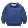 Kids Fashion Sweatshirts,Toddler Winter Soft Thicken Fleece Crewneck Sweatshirt Warm Long Sleeve Pullover Tops Coat (Denim Blue,3-4T,3 Years,4 Years) view 1