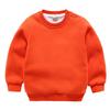 Kids Fashion Sweatshirts,Toddler Winter Soft Thicken Fleece Crewneck Sweatshirt Warm Long Sleeve Pullover Tops Coat (Orange,4-5T,4 Years,5 Years) view 1