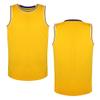 Blank Basketball Jersey Men's Mesh Athletic Sports Shirts Black Yellow White S-3XL (Yellow, X-Large) view 1