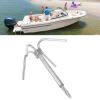DJDK Grappling Hook with 4-Claw - Stainless Steel Climbing Carabiner Hook, Prevent-Rust Grappling Hook Marine Boat Yacht Hardware, for Retrieving, Outdoor Hiking, Fishing view 3