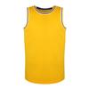 Blank Basketball Jersey Men's Mesh Athletic Sports Shirts Black Yellow White S-3XL (Yellow, Small) view 2