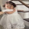 3M-3T Toddler Baby Girls Dresses Pageant Wedding Flower Girls Dress Formal Gowns Embroidered Lace Dress + Headwear view 2