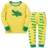 Babygp Tiger Polar Bear etc. Boys 2 Piece Pajama 100% Cotton(Size:2-11years)(Crocodile,2 Years) view 1