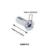 Micro Traders 100Pcs Bicycle Spoke Nipples Fit for 14G / 2mm Dia Mountain Road Bike Silver Steel 12mm Long Cycling Replacement Accessories view 4