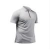 Zhik Mens ZhikDry UV Short Sleeve Polo - Grey - Lightweight Quick Dry - Lightweight and Anti-Static for Comfort and Airflow - Size - XL view 3