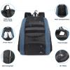 MATEIN Baseball Bag, Lightweight Softball Bags with Shoes Compartment for Men, Large Capacity Baseball Backpack for Adult with Fence Hook Hold 4 Tee Ball Bats, Batting Glove, TBall Gear, Helmet view 3