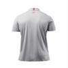 Zhik Mens ZhikDry UV Short Sleeve Polo - Grey - Lightweight Quick Dry - Lightweight and Anti-Static for Comfort and Airflow - Size - L view 2