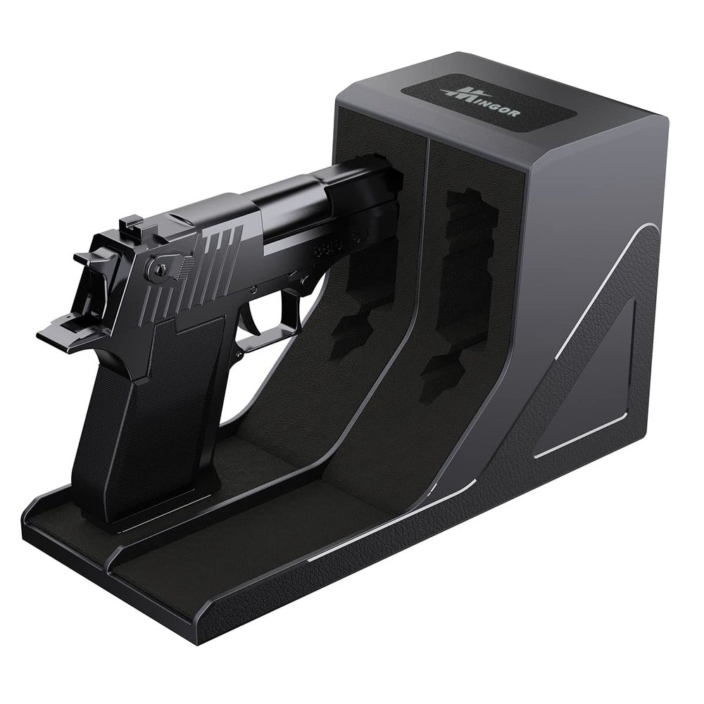 MINGOR Pistol Rack Handgun Holder, Foam Protective Pistol Gun Stand Storage, Gun Safe Organizer Accessories