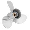 Azingysail Stainless Steel Outboard Propeller 13 7/8 x 19 for Yamaha Engines 50-130HP, 15 Spline Tooth, 4 Stroke,LH view 2