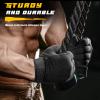 FREETOO Full-Finger Workout Gloves for Men, Padded Gym Gloves with Excellent Grip and Palm Protection, Touch Screen Friendly view 3
