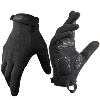 FREETOO Full-Finger Workout Gloves for Men, Padded Gym Gloves with Excellent Grip and Palm Protection (Touch Screen Friendly)
