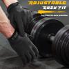 FREETOO Full-Finger Workout Gloves for Men, Padded Gym Gloves with Excellent Grip and Palm Protection, Touch Screen Friendly view 4