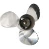 Azingysail Stainless Steel Outboard Propeller 11 5/8 x 11 for Yamaha Engines 25-60HP, 663-45972-60-98, 13 Spline Tooth, RH view 2