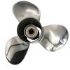 Azingysail Stainless Steel Outboard Propeller 11 5/8 x 11 for Yamaha Engines 25-60HP, 663-45972-60-98, 13 Spline Tooth, RH view 3