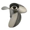 Azingysail Stainless Steel Outboard Propeller for Yamaha Engines 25-60HP,13 Tooth Spline, RH,663-45974-02-98 view 2