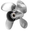 Azingysail Stainless Steel Propeller 25-60HP RH 13 Tooth 4 Blade SS Prop for Yamaha Outboard Motor Engine view 1