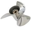 Azingysail Stainless Steel Outboard Propeller 13 7/8 x 15 for Yamaha Engines 50-130HP, 15 Spline Tooth, 4 Stroke,RH view 2