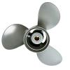 Azingysail Stainless Steel Outboard Propeller 9 7/8 x 12 for Yamaha Engines 20-30HP,10 Spline Tooth, 4 Stroke,RH view 2