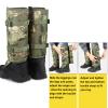 QOGIR Snake Gaiters for Hunting: Durable Snake Guards, Snake Gaiter Leggings for Men & Women, Snake Bite Protection for Lower Legs, Snake Proof Gaiters with Adjustable Size(Camo) view 3