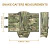 QOGIR Snake Gaiters for Hunting: Durable Snake Guards, Snake Gaiter Leggings for Men & Women, Snake Bite Protection for Lower Legs, Snake Proof Gaiters with Adjustable Size(Camo) view 4